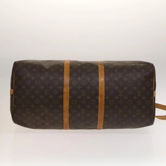 LOUIS VUITTON Monogram Keepall Bandouliere 60 Boston Bag M41412 LV Auth 137349 - Picture 7 of 16